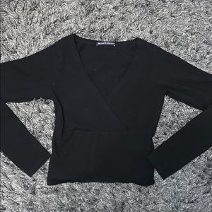 brandy melville cropped long sleeve